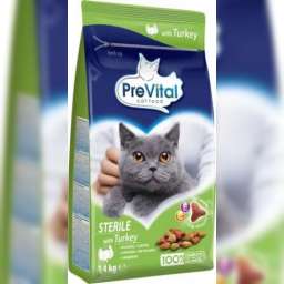 PREVITAL p/u pisica Sterila cu curcan 1.4kg ( PID-5JE65YKTQMG ) [photo_00]