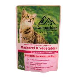 Pouch Carpathian pisici macrou si legume 0.1 kg ( PID-5JHSBSE1XVC ) [photo_00]