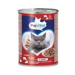 Conserva PreVital p/u pisici vita si ficat / liver 0.415kg ( PID-5JEF25ZSWBG ) [photo_00]