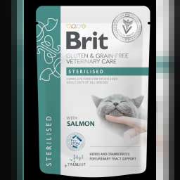 Brit Pouch Veterinary sterilised cat salmon 85 g  ( PID-5JHRA3LY24G ) [photo_00]